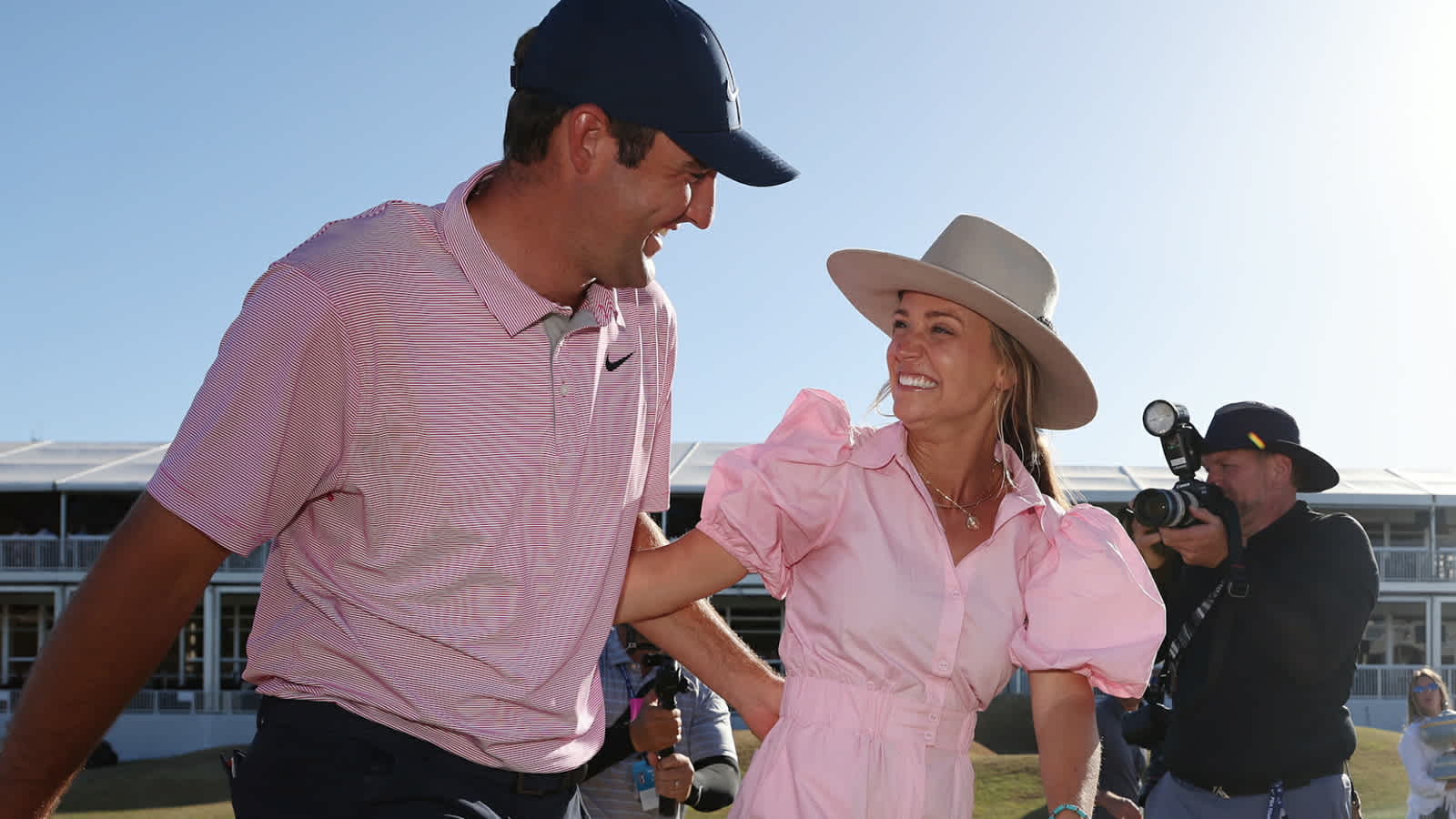 Scottie Scheffler opens up about support from wife, Meredith