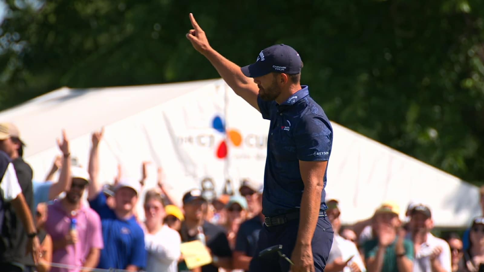 Erik van Rooyen’s 54-foot eagle putt is the Shot of the Day