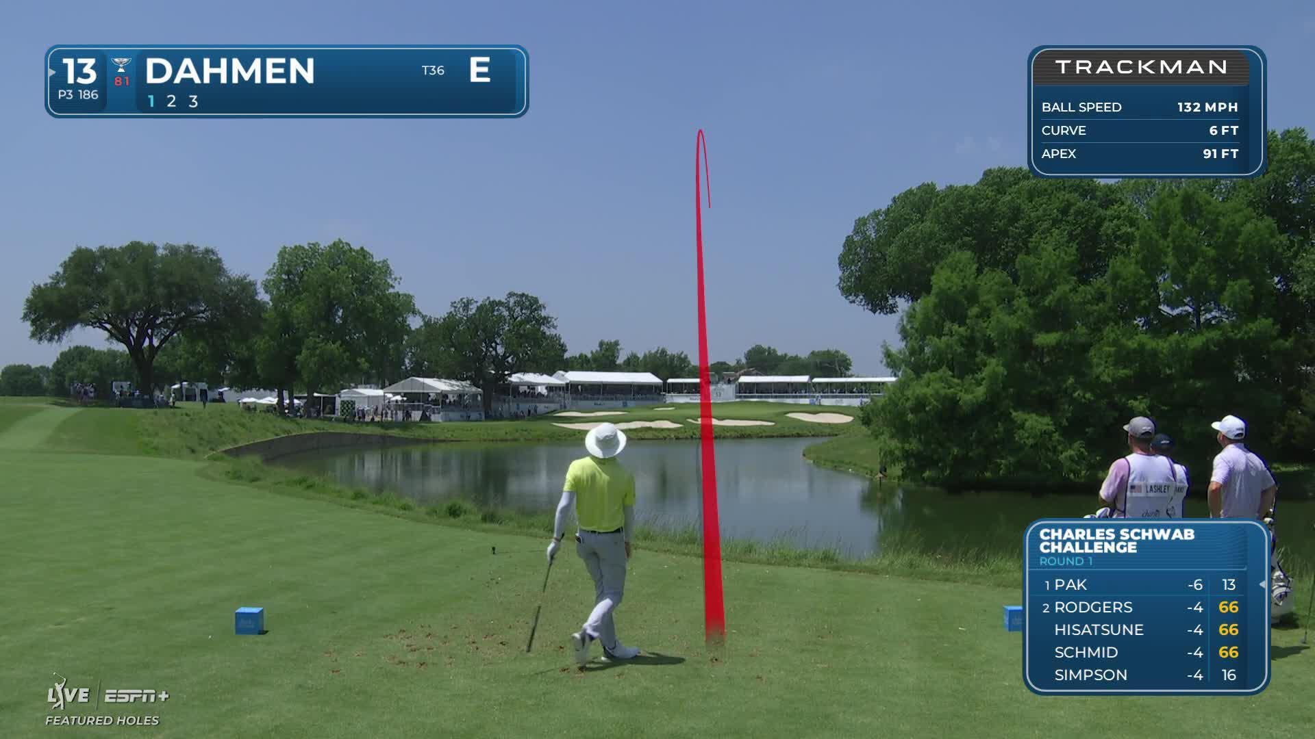 Joel Dahmen rips back incredible hole-in-one at Charles Schwab