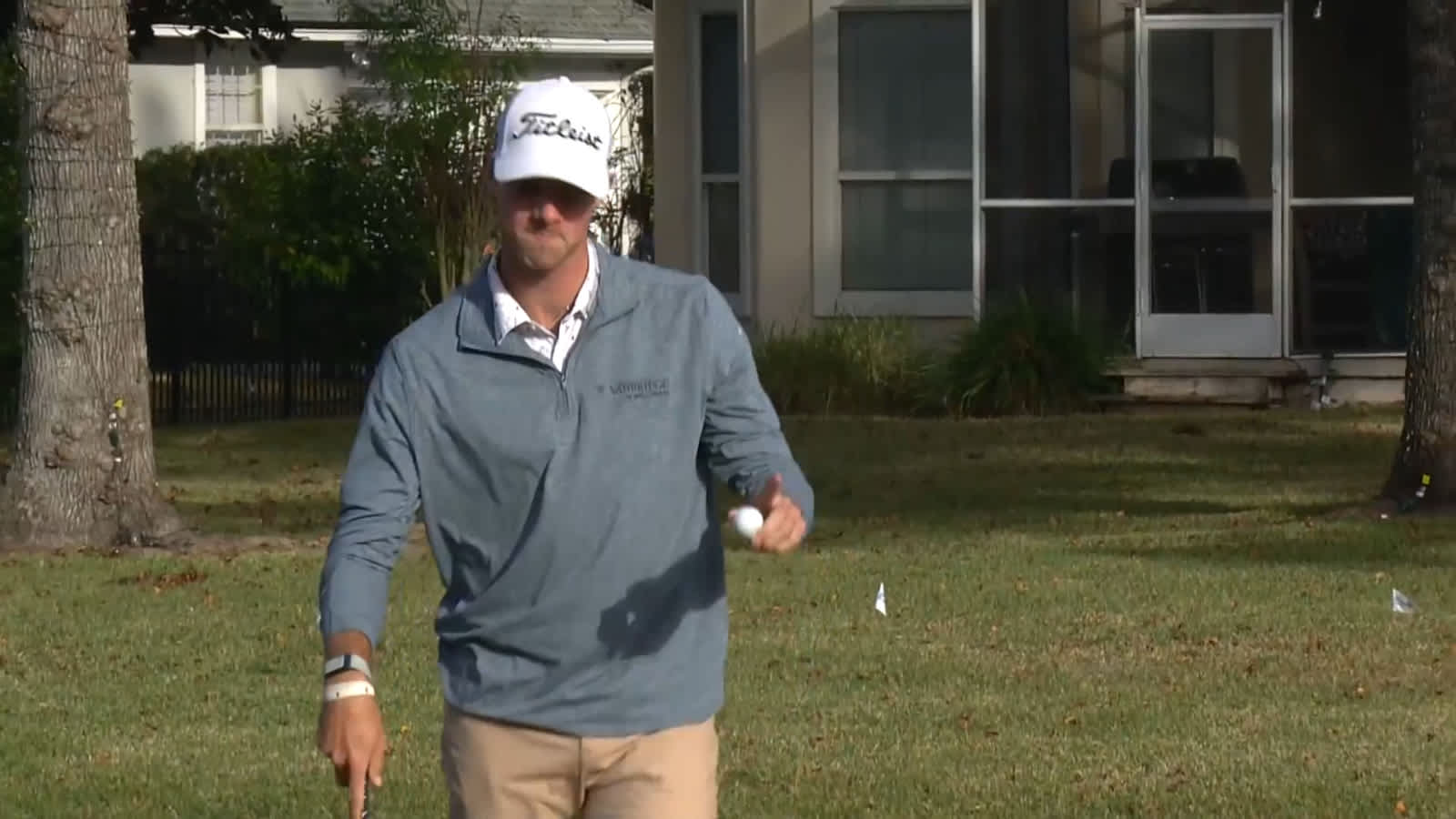 Matthew Riedel sticks approach in tight leading to birdie at PGA TOUR Q-School