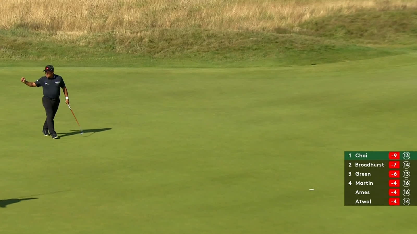 K.J. Choi buries eagle putt at The Senior Open