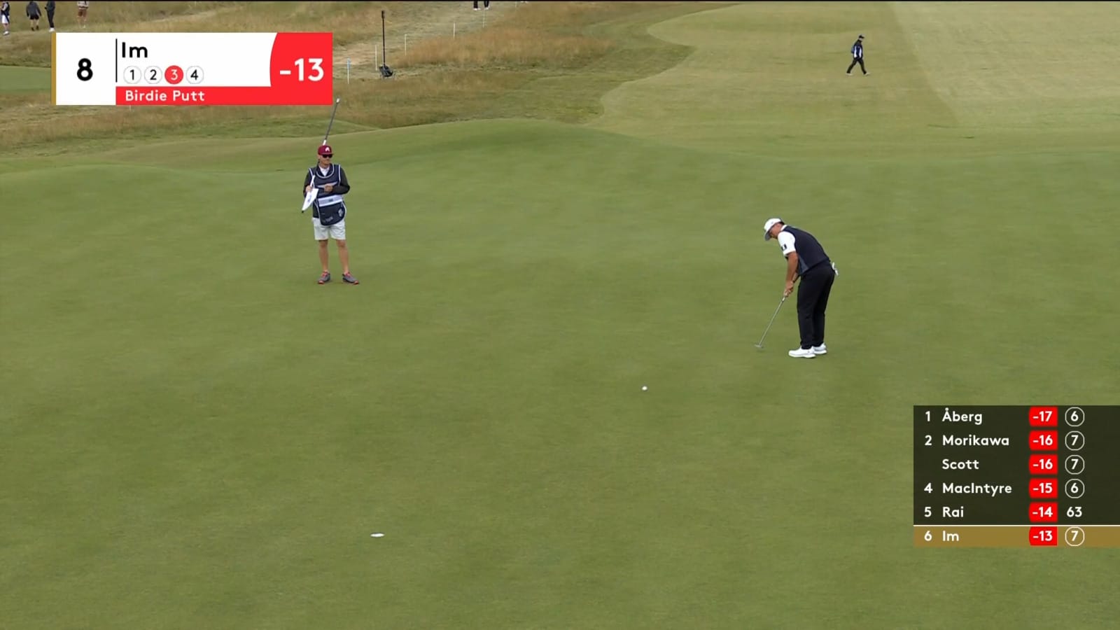 Sungjae Im sinks 28-foot birdie putt at Genesis Scottish Open