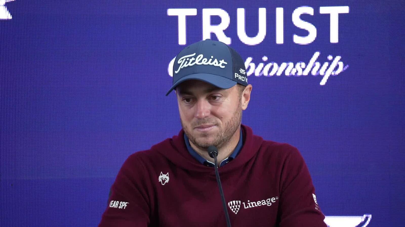 Justin Thomas on preparation for new tournament venue at Truist