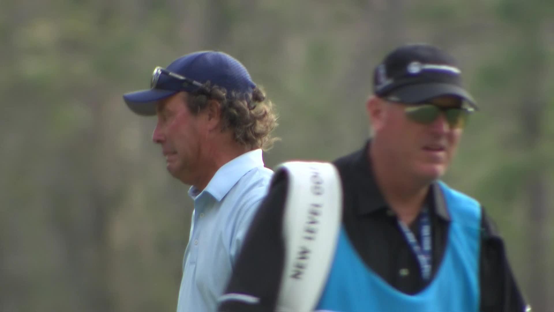 Stephen Ames makes birdie on No. 14 at Chubb Classic