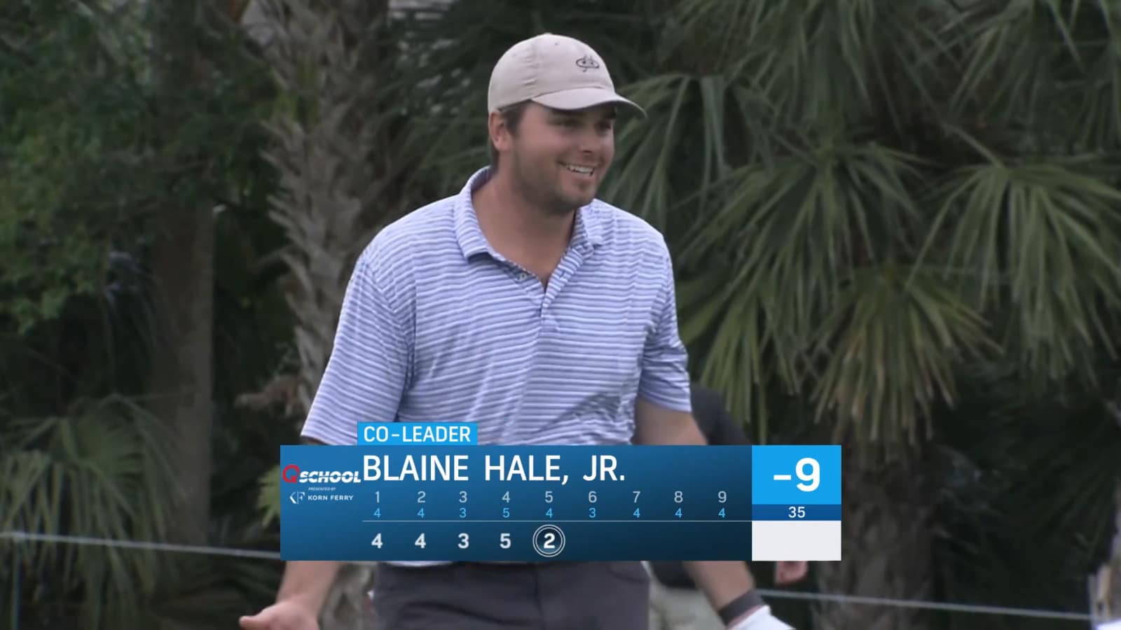 Blaine Hale, Jr. holes out from fairway for eagle at PGA TOUR Q-School