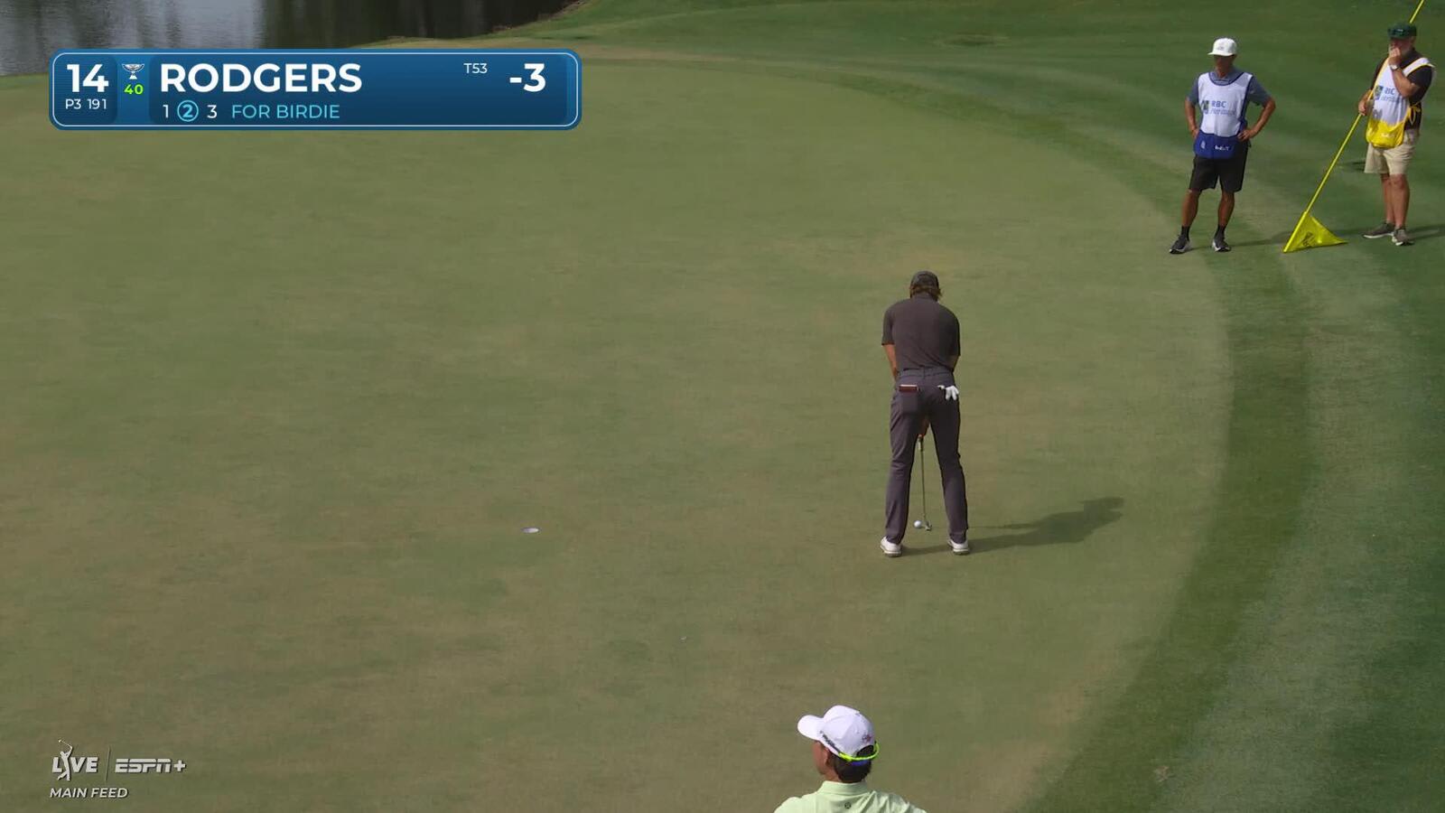 Patrick Rodgers | Round 4 | 14th hole | Shot 2 | 2025 RBC Heritage