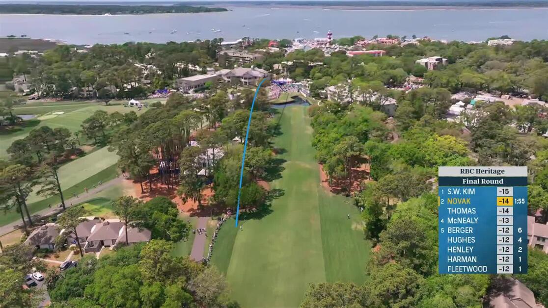 Andrew Novak | Round 4 | 1st hole | Shot 1 | 2025 RBC Heritage