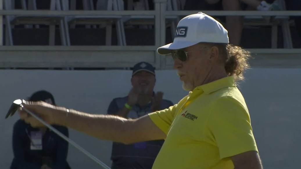 Miguel Angel Jimenez stretching routine at Firestone, Stretch it out like  Miguel! Miguel Angel Jimenez goes through his stretching routine at the  Bridgestone SENIOR PLAYERS.