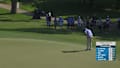 Michael Block sinks a 17-foot birdie putt on No. 4 at Charles Schwab