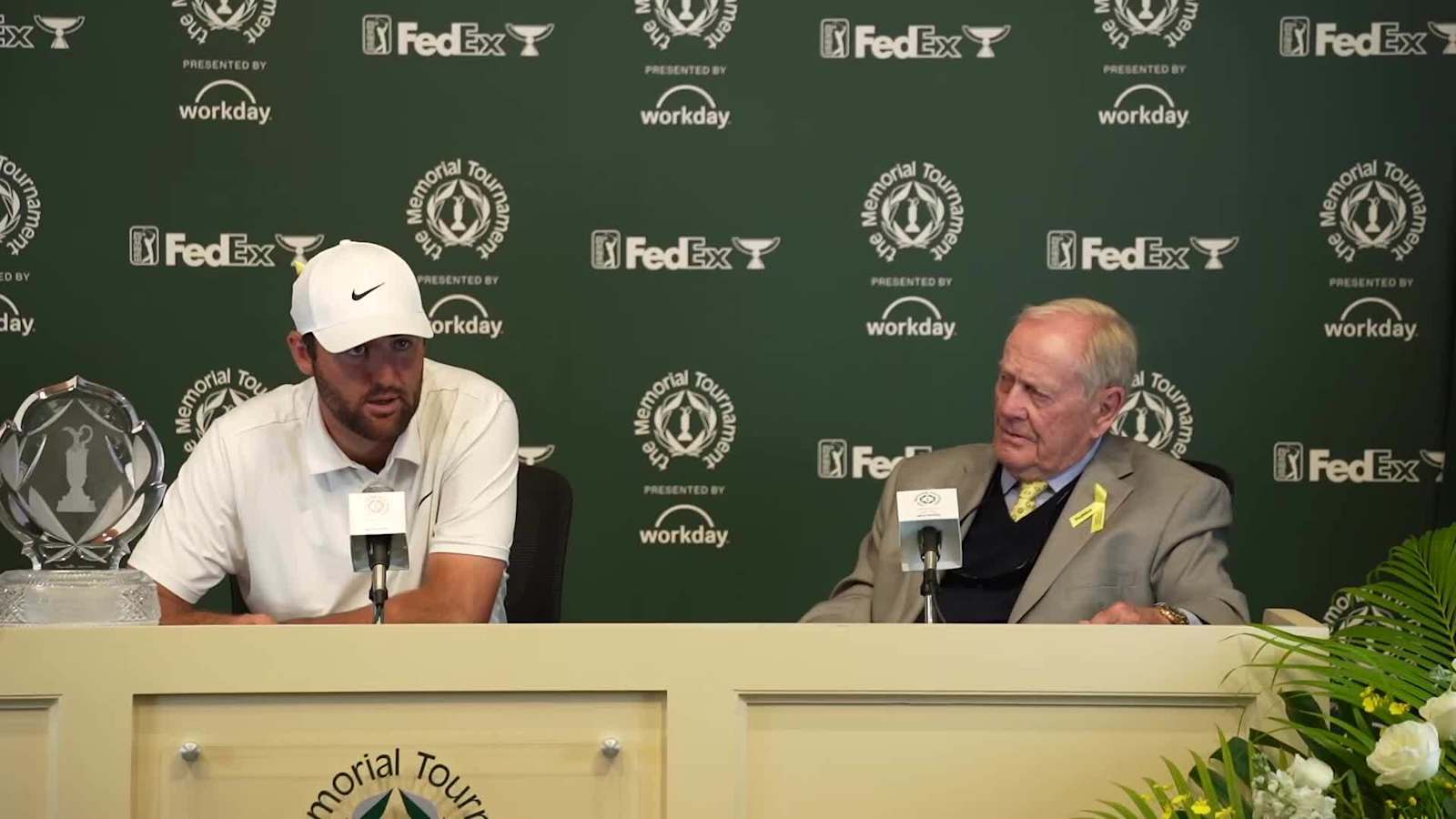 Scottie Scheffler news conference after winning the Memorial