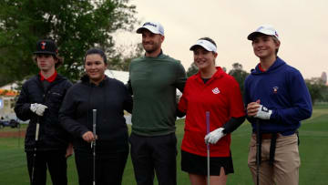 Wyndham Clark plays in pro-am with Texas Children’s patients