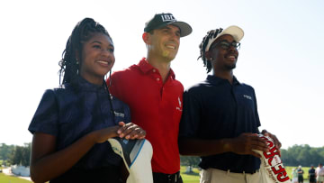 Alana Sims and Nigel Youmans hit the opening tee shots at the 2024 TOUR Championship