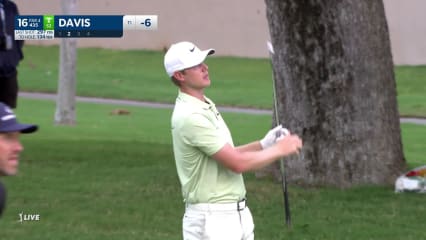 Billy Davis hits it tight to set up birdie at World Wide Technology