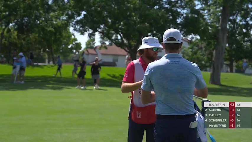 Ben Griffin makes clutch par-save at Charles Schwab