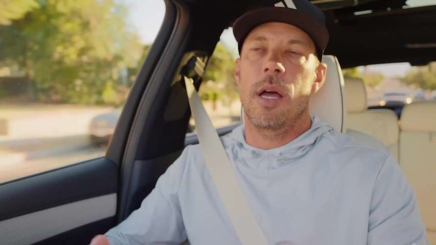 Caddie carpool with Joe Skovron and Carl Smith