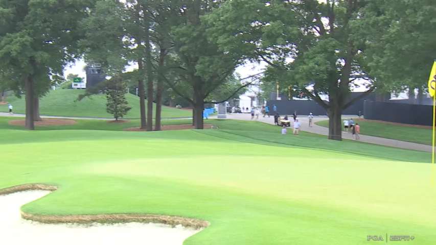 Jordan Spieth converts eagle to begin his second round at PGA Championship