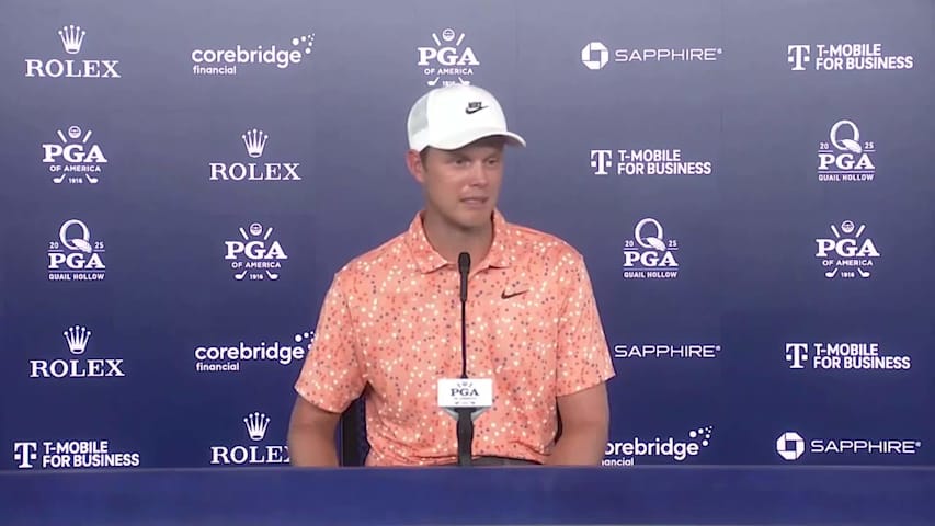 Cam Davis interview after Round 1 at PGA Championship