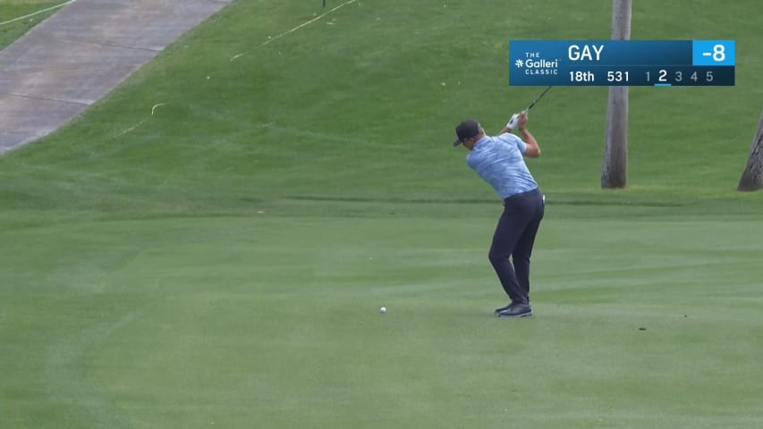 Brian Gay's impressive second leads to birdie at Galleri Classic