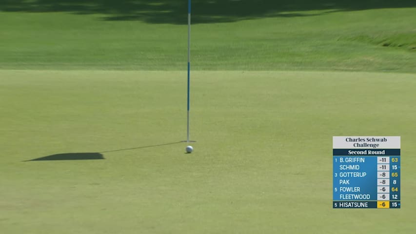 Ryo Hisatsune makes birdie on No. 7 at Charles Schwab