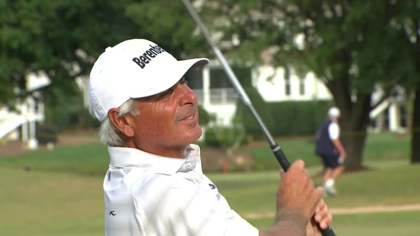 Fred Couples sinks birdie to win SAS Championship