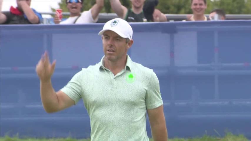 Rory McIlroy holes 20-footer to save par at Olympic Men's Golf