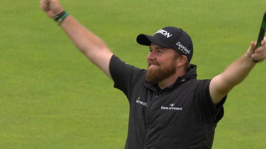 Shane Lowry's par on No. 18 to win The Open 