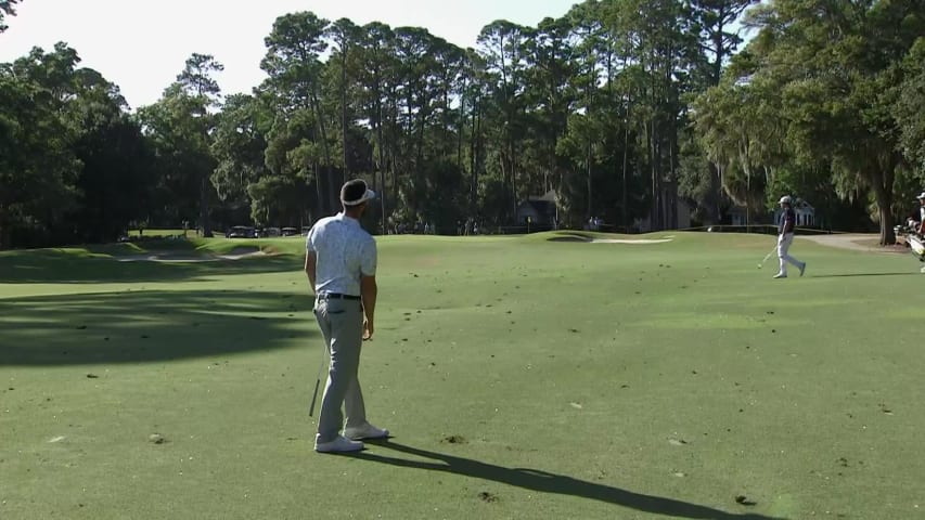 Chase Seiffert sticks approach to set up birdie at Korn Ferry Tour Qualifying