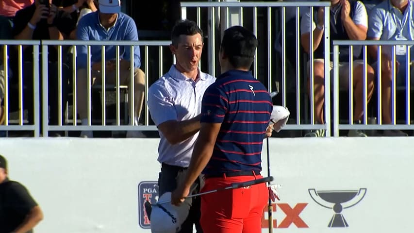 Rory McIlroy makes bogey putt to win THE CJ CUP 