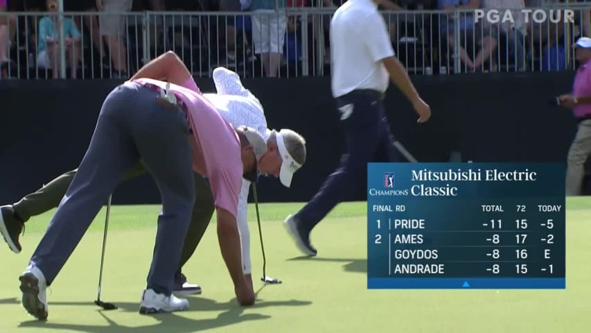 Paul Goydos makes birdie on No. 16 in Round 3 at Mitsubishi