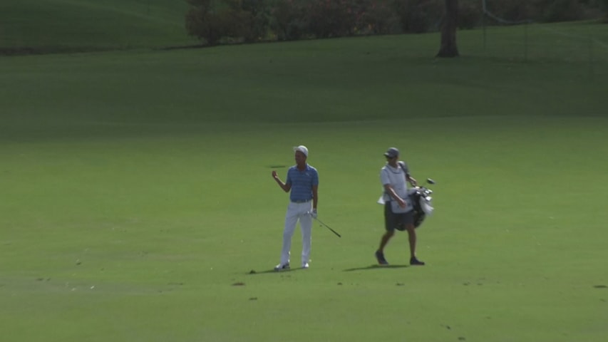 Jesper Parnevik's eagle hole-out at Boca Raton Championship