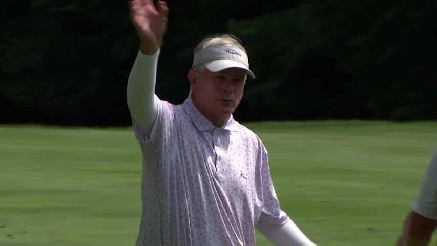 Paul Goydos makes birdie on No. 15 at DICK'S Open
