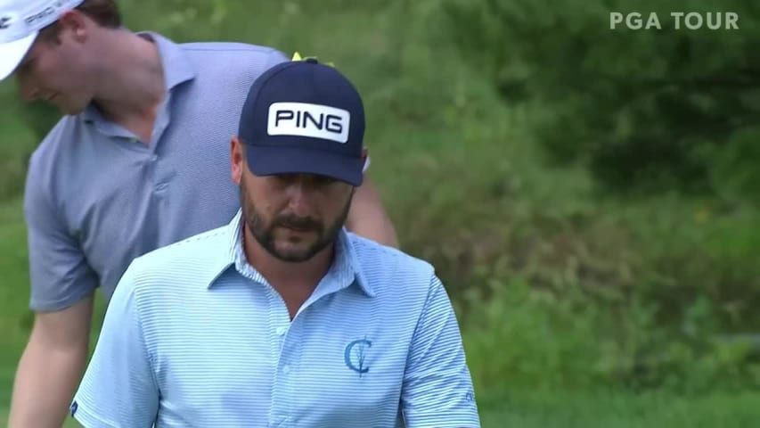 Stephan Jaeger reaches in two to set up birdie at Nationwide Children's