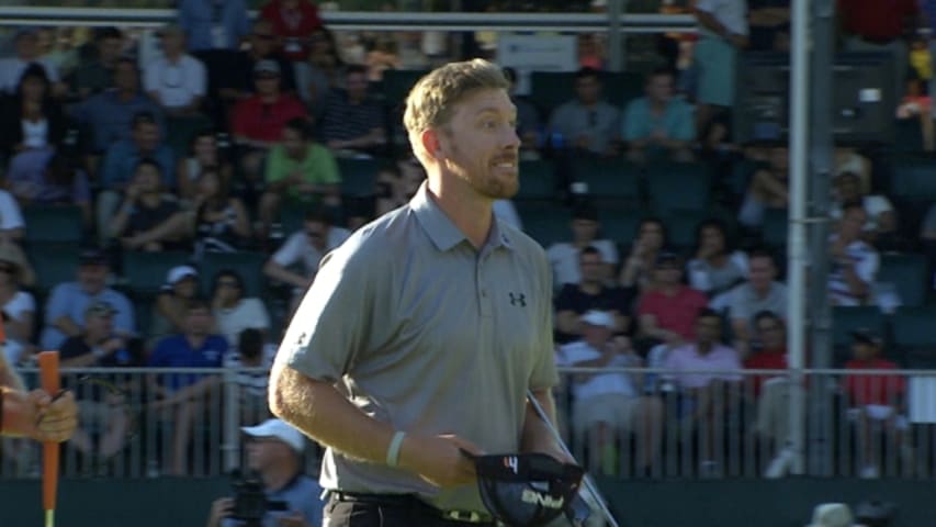 Hunter Mahan wins The Barclays