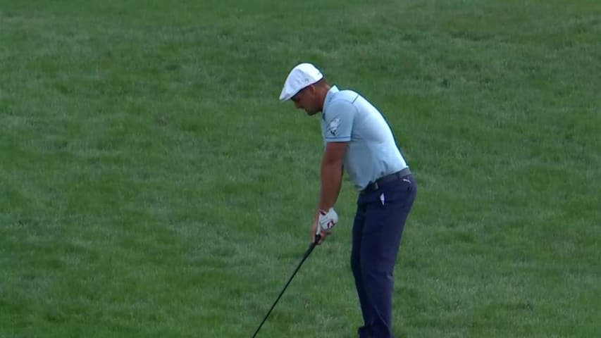 Bryson DeChambeau’s clutch approach sets up 13-foot birdie putt at Arnold Palmer