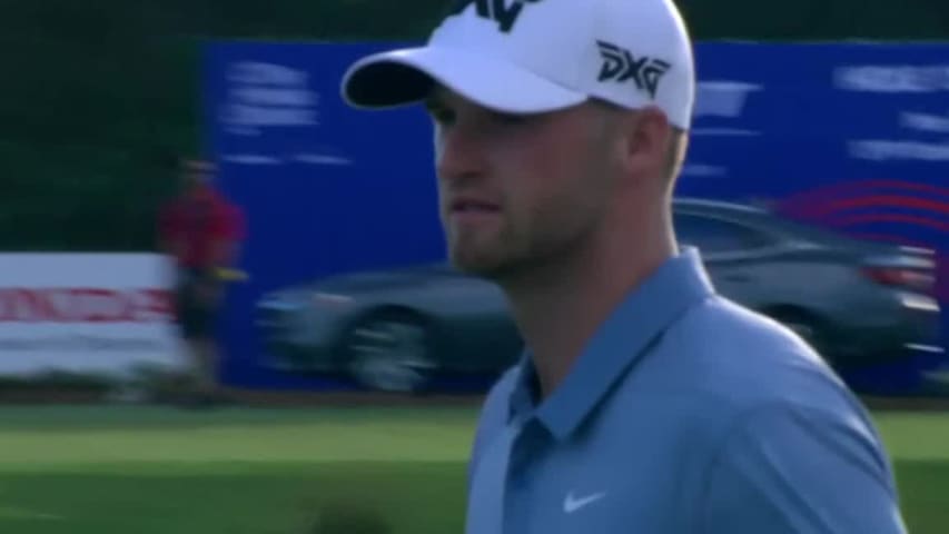 Wyndham Clark drains 52-foot birdie putt at Honda