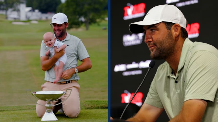 Behind the scenes after Scottie Scheffler’s TOUR Championship win