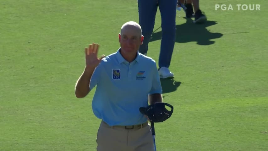 Jim Furyk finishes 54th hole with ovation at FURYK & FRIENDS