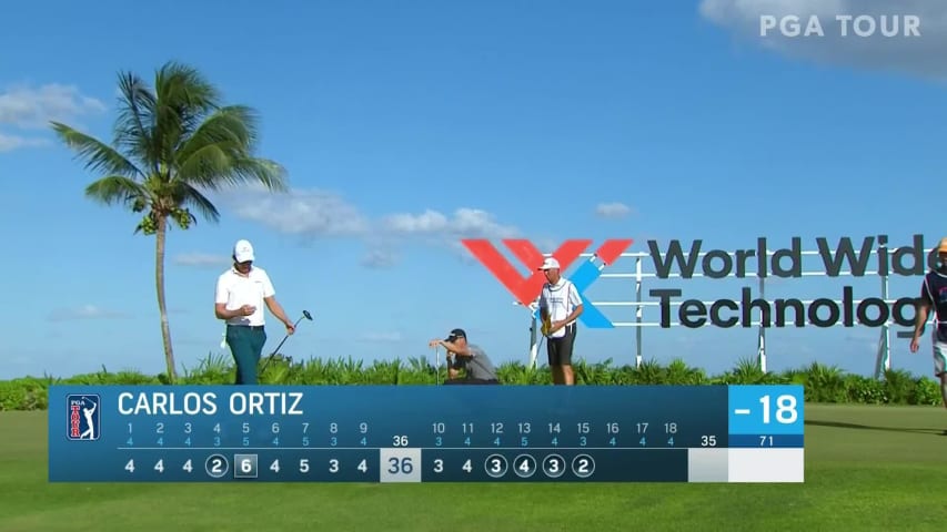 Carlos Ortiz makes fourth birdie in a row at Mayakoba