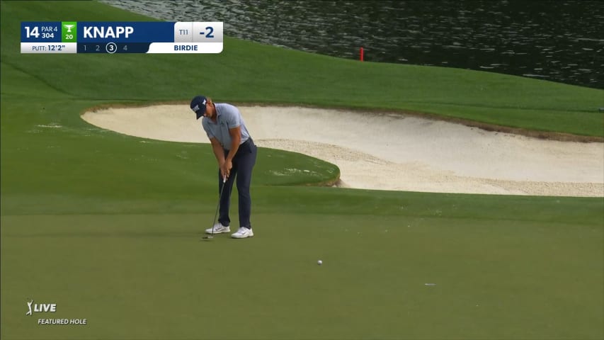 Jake Knapp makes 12-foot birdie at Wells Fargo