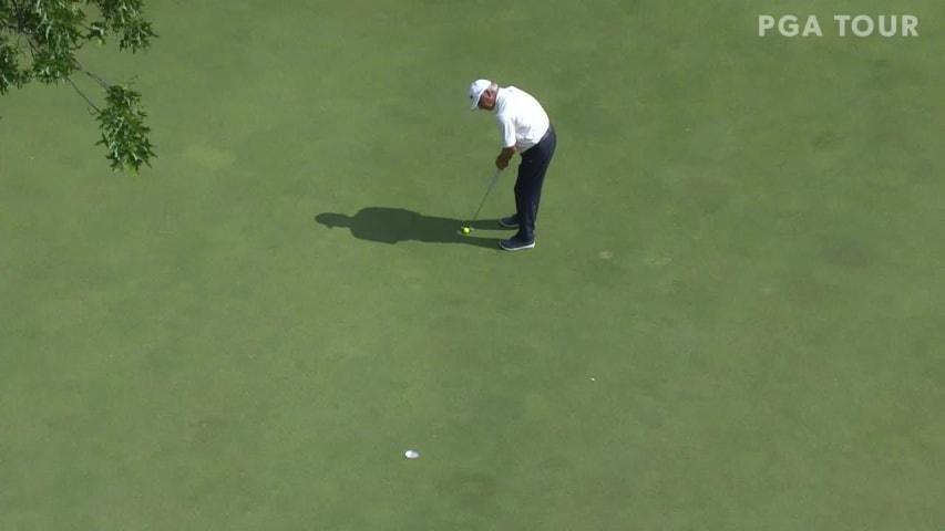 Fred Couples makes a birdie on No. 15 at SENIOR PLAYERS