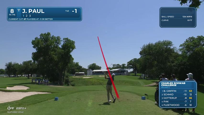 Jeremy Paul makes birdie on No. 8 at Charles Schwab