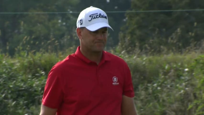 Robert Karlsson makes birdie on No. 16 at Sanford Int