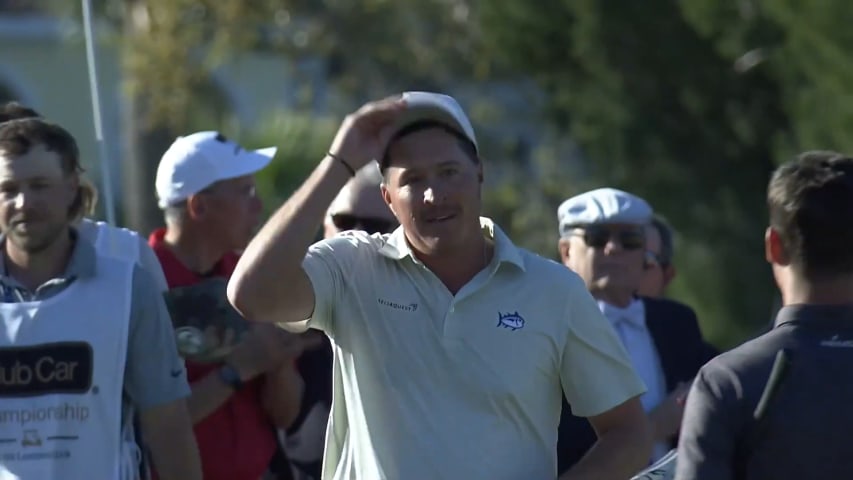 Kevin Roy gets up-and-down for closing birdie at Club Car Championship