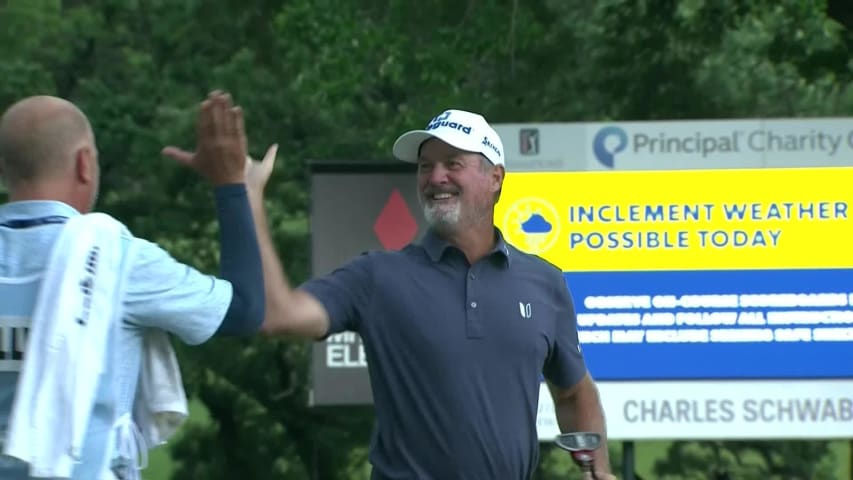 Jerry Kelly makes birdie on 1st playoff hole at Principal