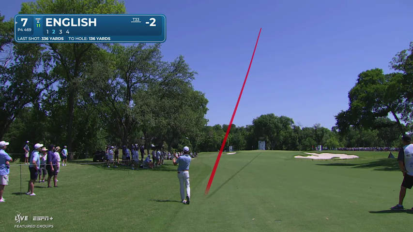 Harris English makes birdie on No. 7 at Charles Schwab