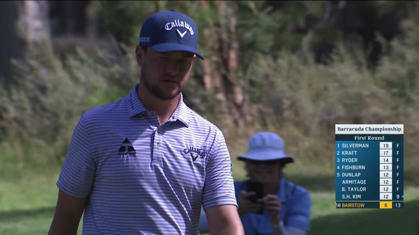 Sam Bairstow’s pin-high second sets up birdie at Barracuda