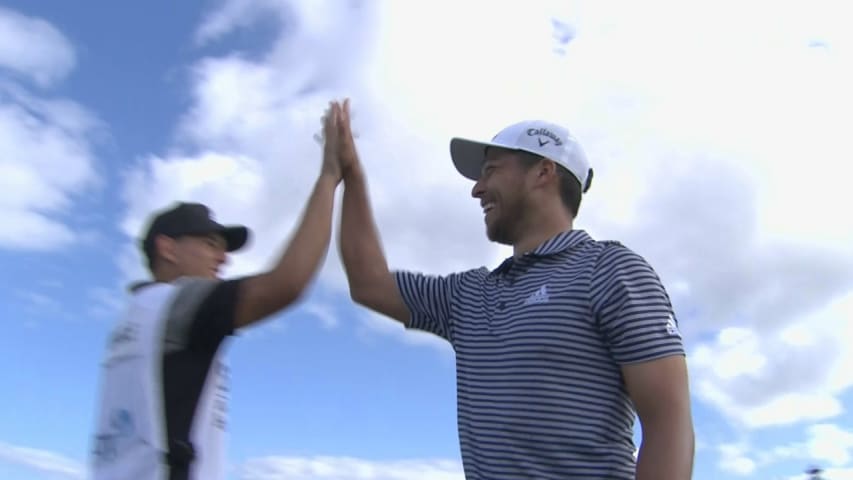 Xander Schauffele's two eagles in Round 4 at Sentry