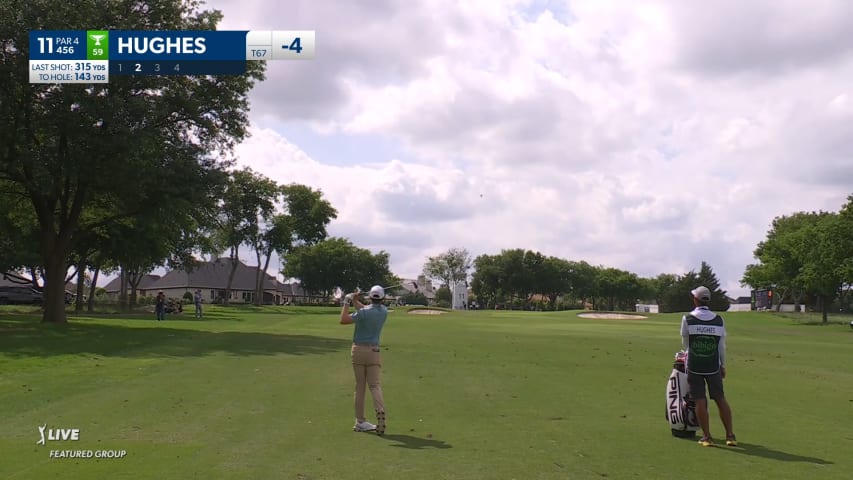 Mackenzie Hughes sticks it close to set up birdie at THE CJ CUP