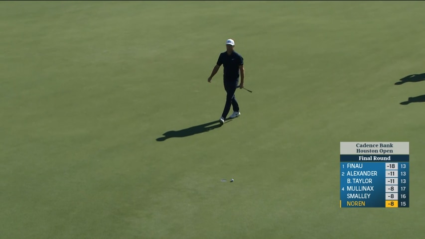 Alex Noren makes two-putt birdie at Cadence Bank