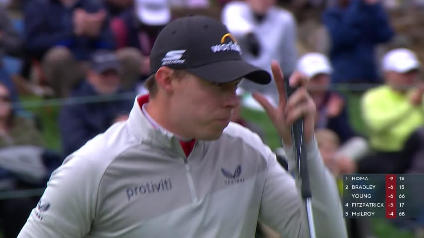 Matt Fitzpatrick birdies 72nd hole at Wells Fargo